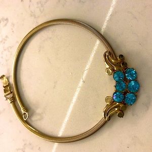 Vintage Silver/Blue necklace